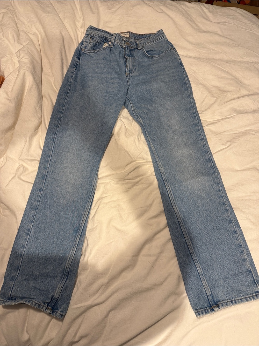 We The Free Light Blue Straight Jeans for Men